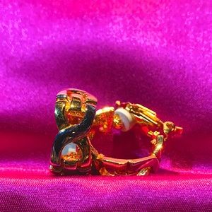 Gold & Silver Tone Clip-On Earrings NEVER WORN